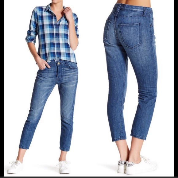 Current/Elliott Denim - Current/Elliott The Cropped high waist jeans