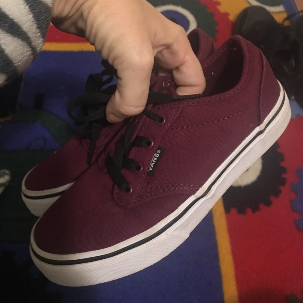 Little boys Vans only worn once. EXCELLENT shape