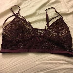 Strappy lace bralette