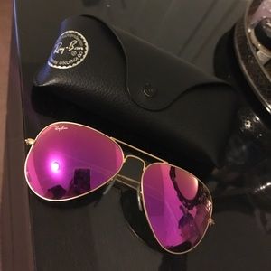 Ray-ban Aviator Magenta Flash