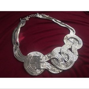 Silver Knotted Necklace