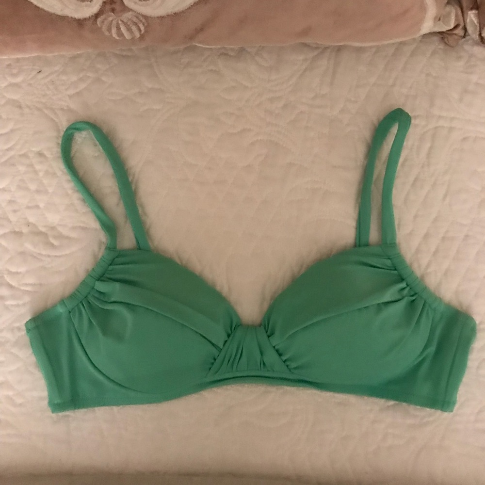 Jcrew Green Swimsuit Top