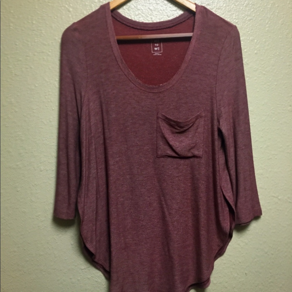 NWOT super comfy pink mauve shirt SZ small