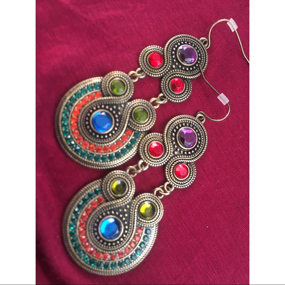 Funky Multicolored Earrings