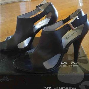 Andrea brand black heels