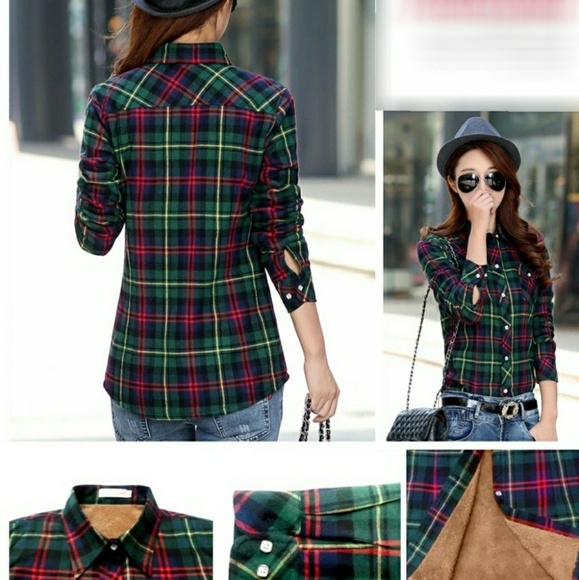 ⚡Clearance  1 left⚡ Flannel shirt - Picture 2 of 5