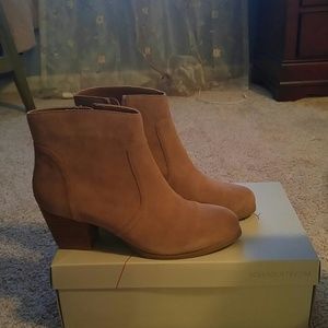 Never worn taupe sole society romy booties