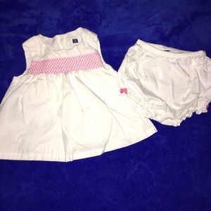 Janie and Jack Dress and bloomers