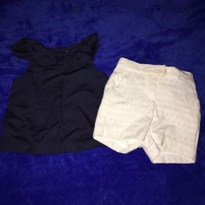 Janie and Jack shorts set