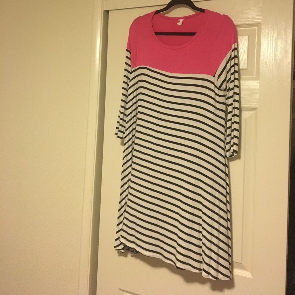 Pink Blush Maternity Jersey Dress