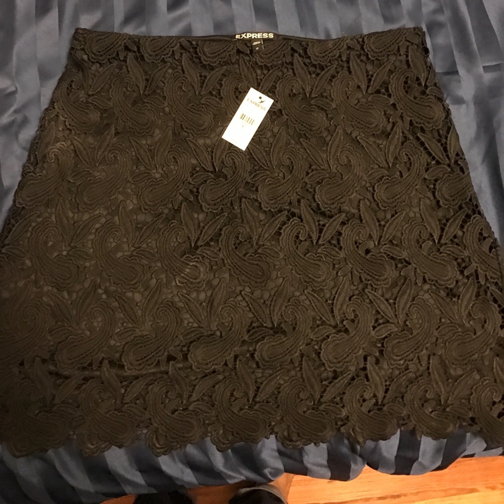 NWT Express lace skirt