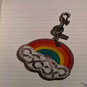 Coach Poppy Op Art Collectible Rainbow Charm