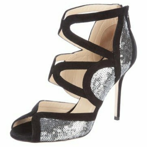 SALE!!! JIMMY CHOO Tune Sandals 38.5 - Picture 2 of 6