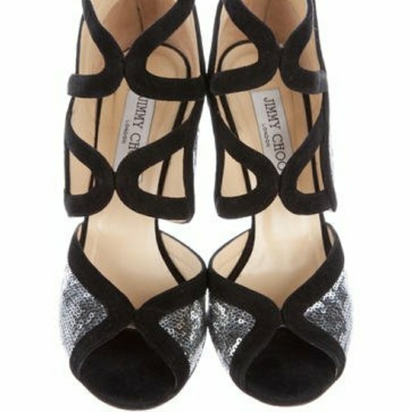 SALE!!! JIMMY CHOO Tune Sandals 38.5 - Picture 3 of 6