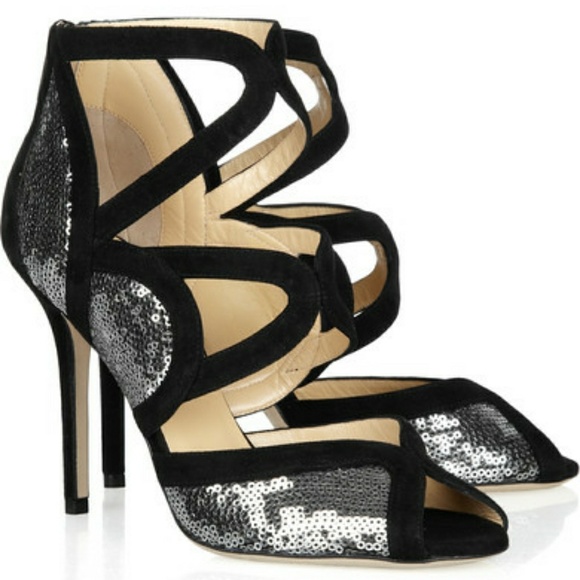 SALE!!! JIMMY CHOO Tune Sandals 38.5 - Picture 5 of 6