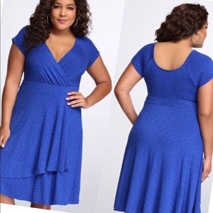 Torrrid blue/black dress