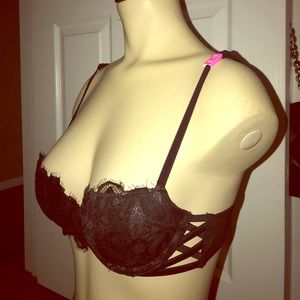Pink push up bra.