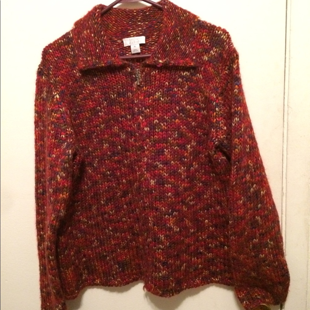 Christopher & Banks Zip Sweater