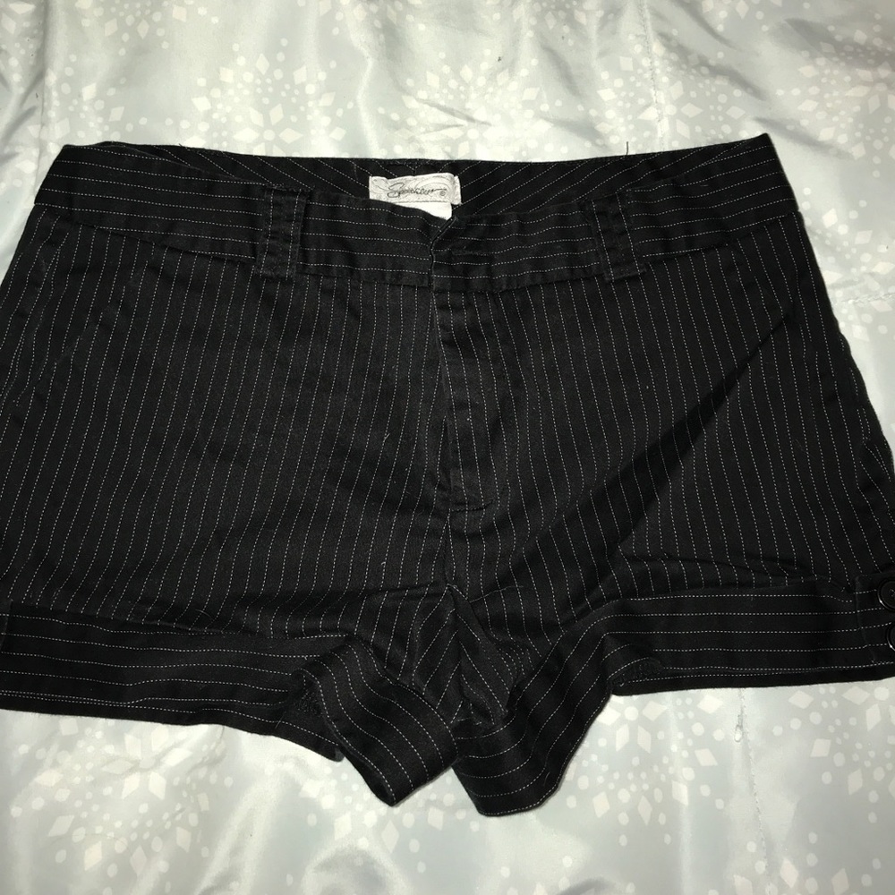 Pinstriped Shorts