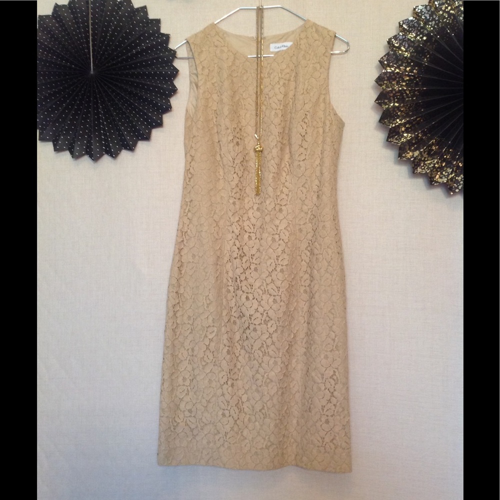 Lace Day Dress Calvin Klein