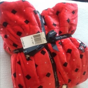 New w/ tags! Holiday-print Vera Bradley blanket