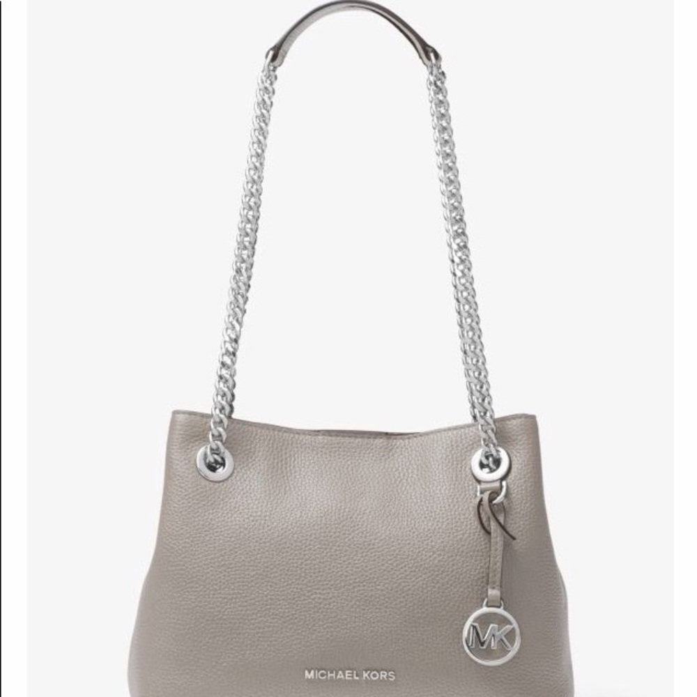 SOLD Michael Kors Jet Set Leather Shoulder Bag