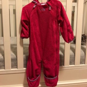 Infant North Face Fleece Suit