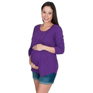 MOVING CLEARANCE SALE!! NEW! Maternity Nursing Breastfeeding Tunic Blouse
