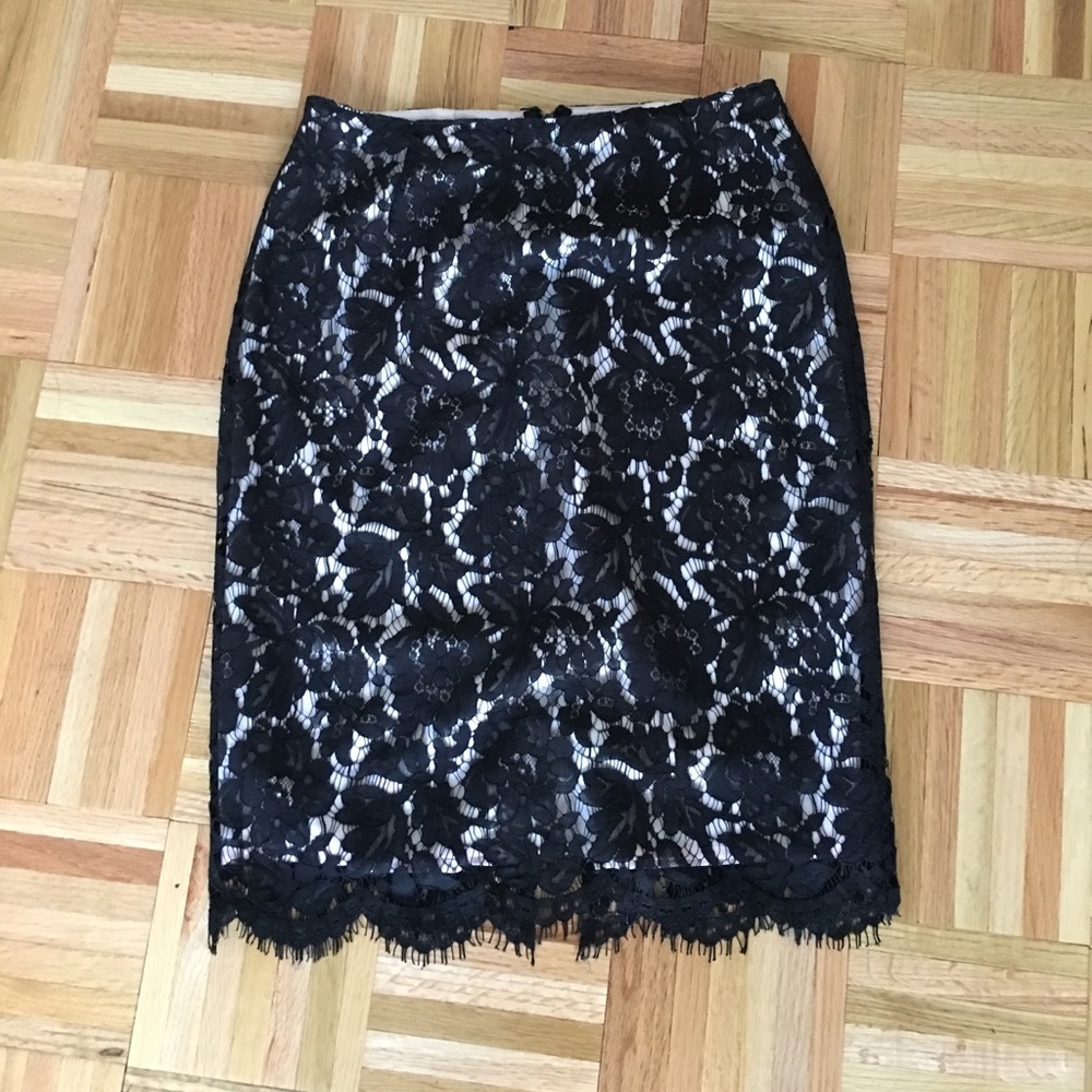 Vince Camuto lace pencil skirt