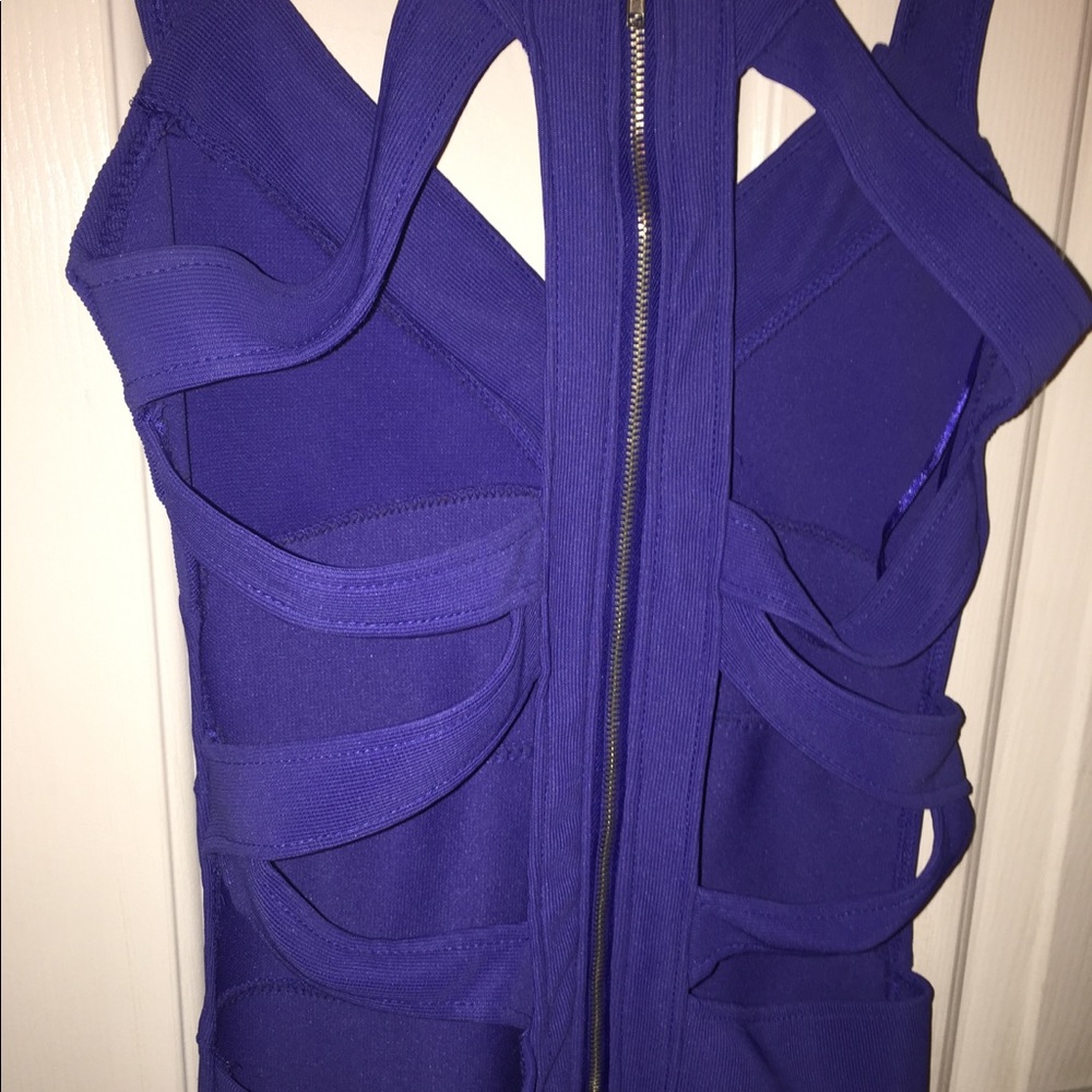 Blue bodycon dress - Picture 3 of 3