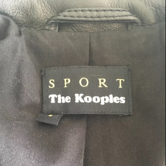 The Kooples - Black Leather Moto Jacket - Picture 3 of 3