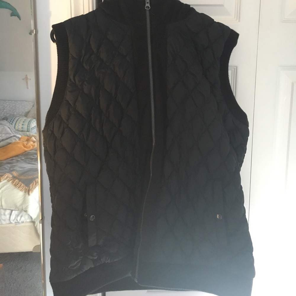 Eddie Bauer faux fur vest