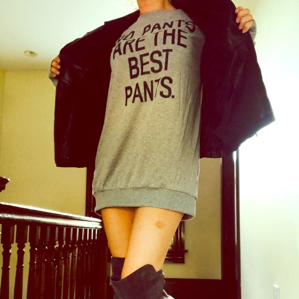 Mini sweater dress ! ❤️🌸