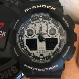 Black Casio watch G-SHOCK