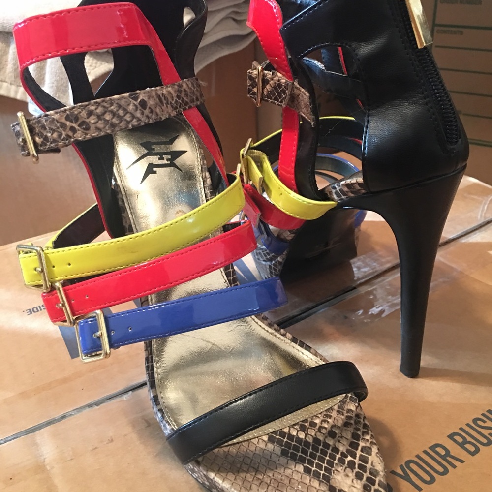 Multicolor High Heels