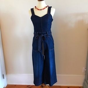 COH cropped wide leg romper