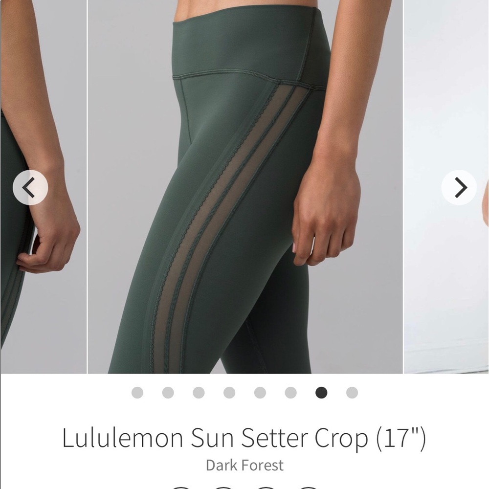 🍋Lululemon🍋Sun Setter crop