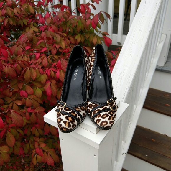 Karen Millen leopard-print stiletto-heel pumps - Picture 4 of 8