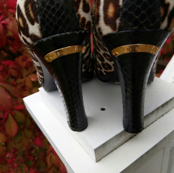 Karen Millen leopard-print stiletto-heel pumps - Picture 8 of 8