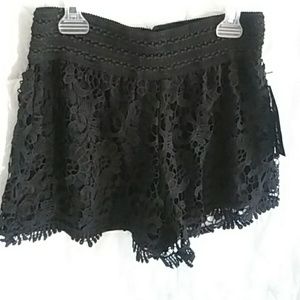 Crochet Lace Shorts   