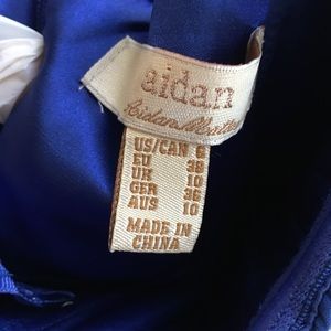 Royal blue formal dress