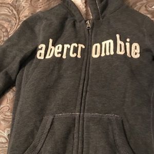 Abercrombie kids fur zip up