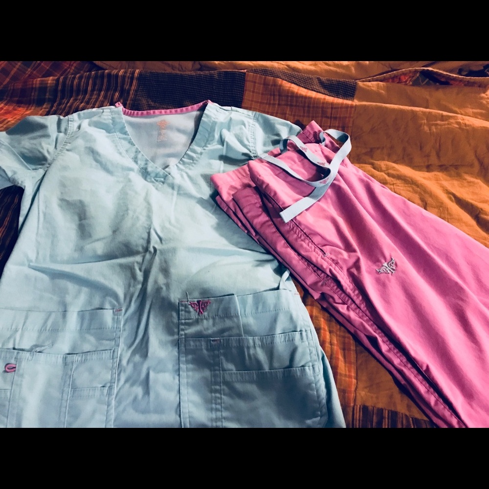 —SOLD—Med Couture scrub outfit