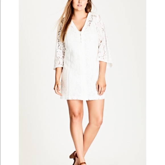 city chic white dress