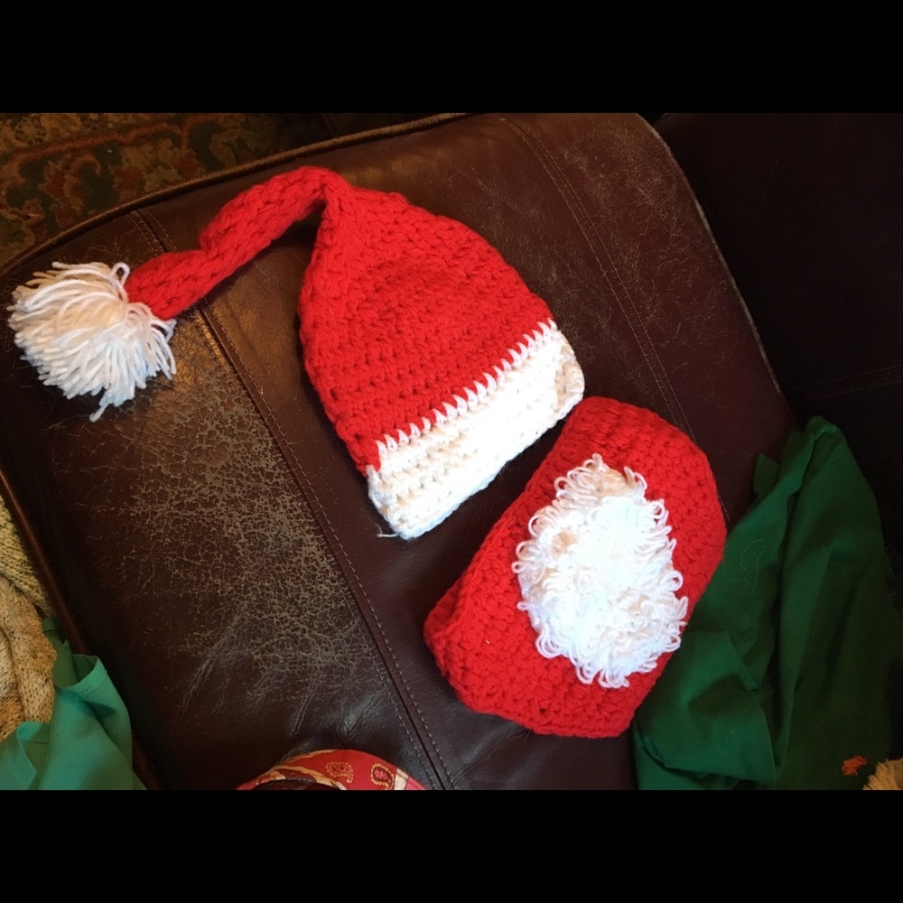 Baby Santa picture outfit