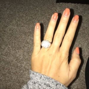 Sterling Silver & Crystal Ring