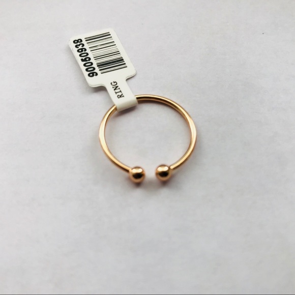 Delicate adjustable ring in rose gold - Picture 3 of 6