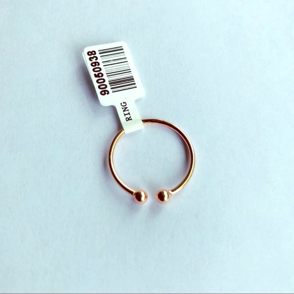 Delicate adjustable ring in rose gold - Picture 4 of 6