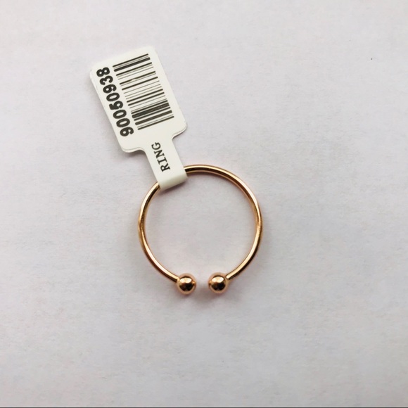 Delicate adjustable ring in rose gold - Picture 2 of 6