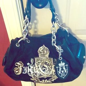 Juicy Couture Velour Hobo Bag